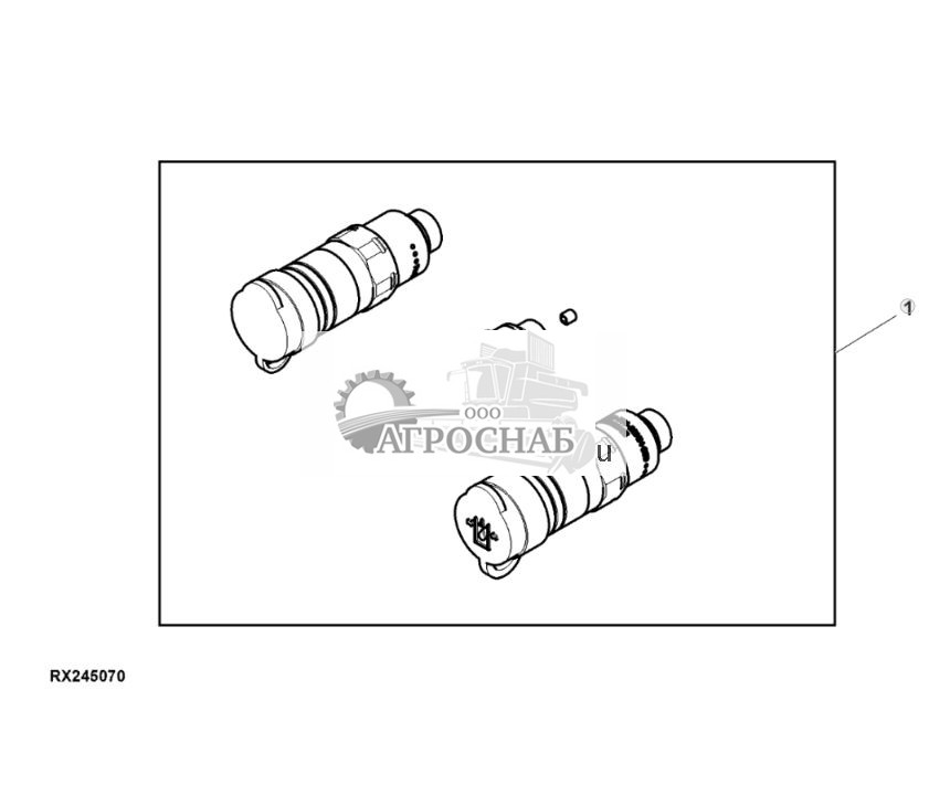 Комплект для самостоятельной установки, муфта Power Beyond (гидропотока с внешним управлением), SCV с управлением по шине CAN (911000 - ) - ST761308 766.jpg